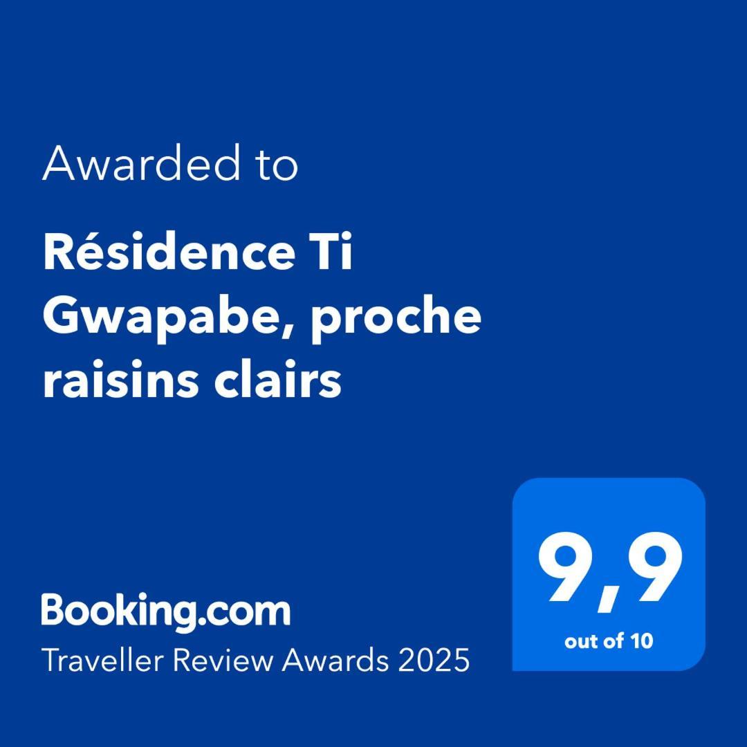 Residence Ti Gwapabe, Proche Raisins Clairs Saint-Francois  Kültér fotó